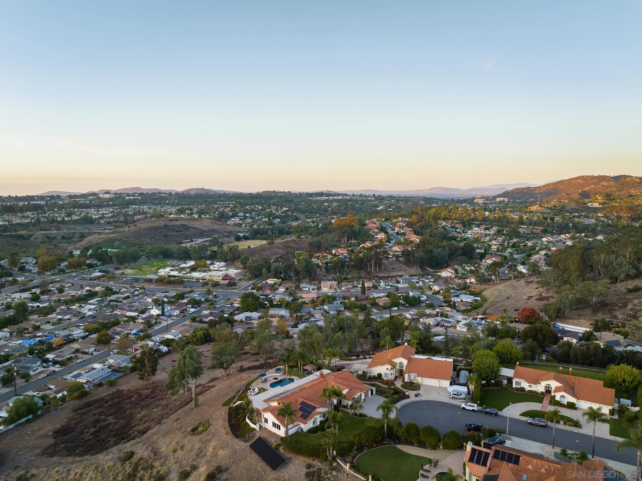 12645 Treehill Place Poway, CA 92064 - Photo 52 of 52 an aerial view of a city