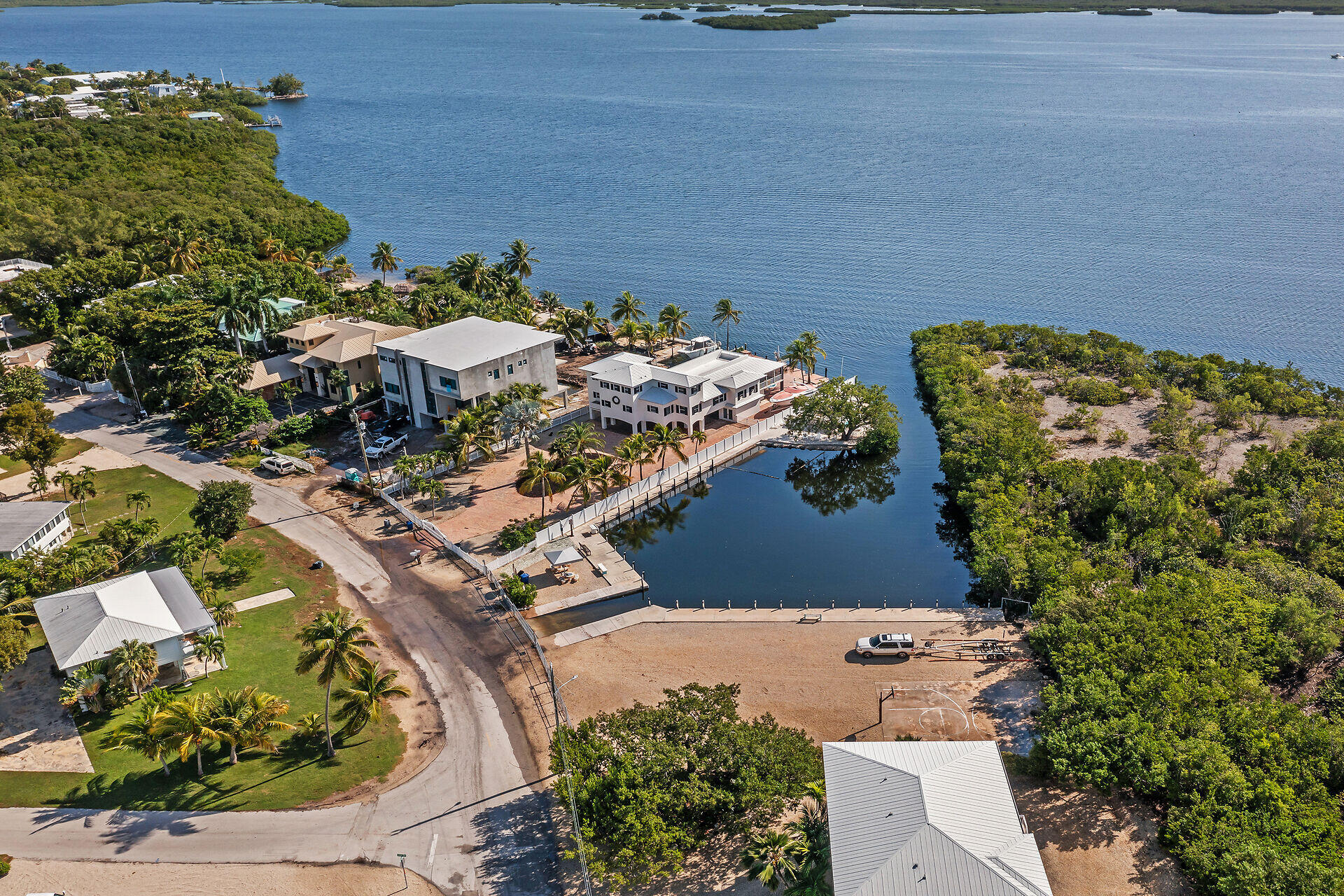 535 Plante Street Key Largo, FL 33037 - Photo 36 of 47 an aerial view of a residential houses with outdoor space
