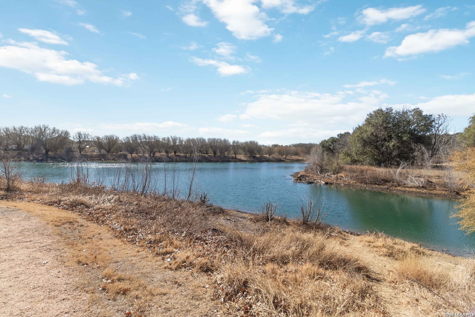 8024 Trail Grant Schertz, TX 78154 - Photo 16 of 20 a view of a lake with a yard