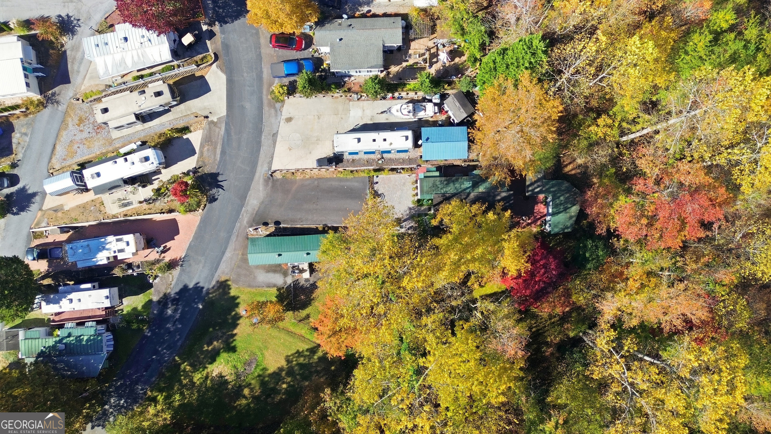 105 Holiday Loop Cleveland, GA 30528 - Photo 20 of 41 an aerial view of residential houses with outdoor space