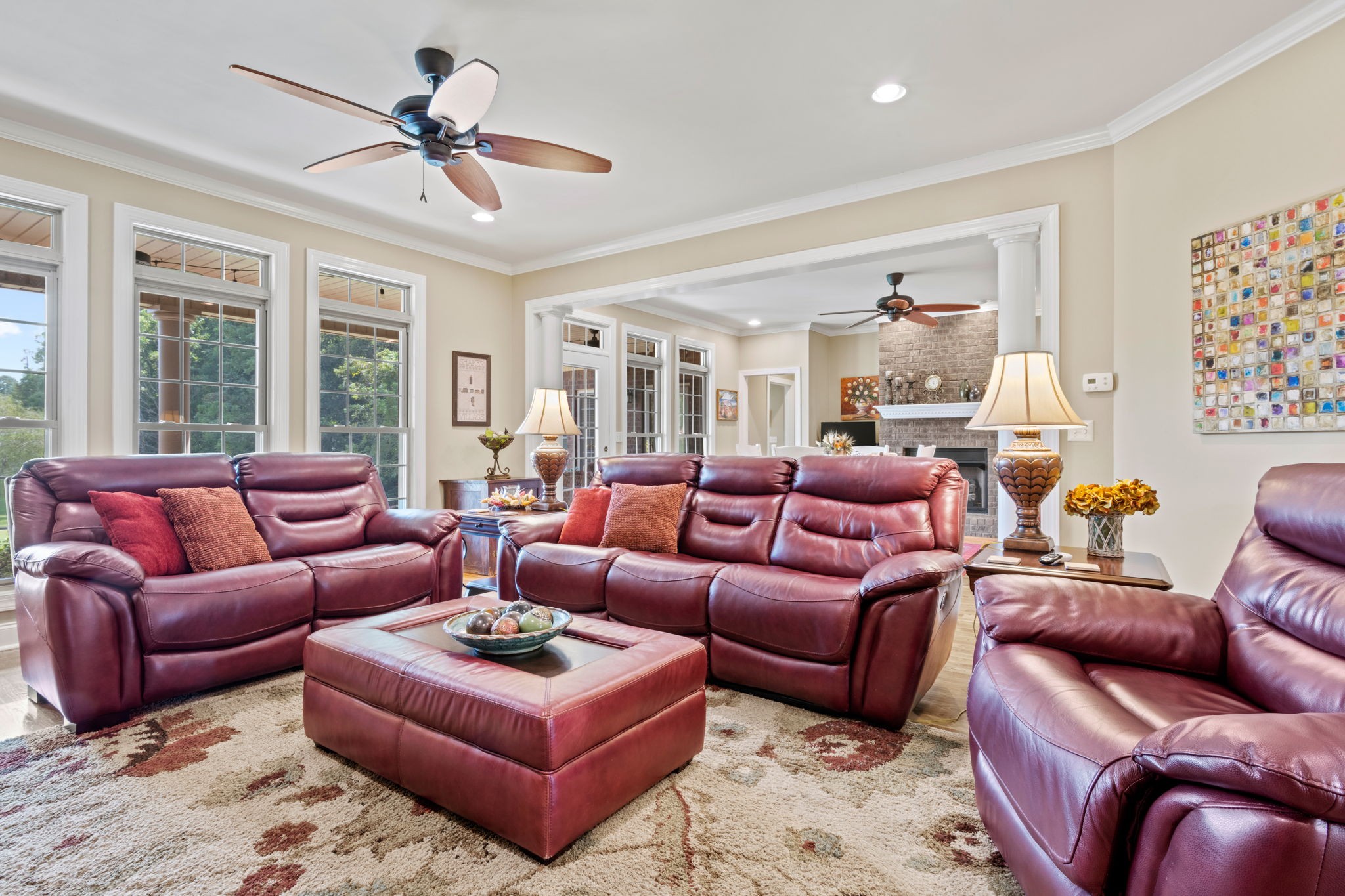 4717 Mt Zion Road Springfield, TN 37172 - Photo 6 of 34 a living room with furniture ceiling fan and a rug