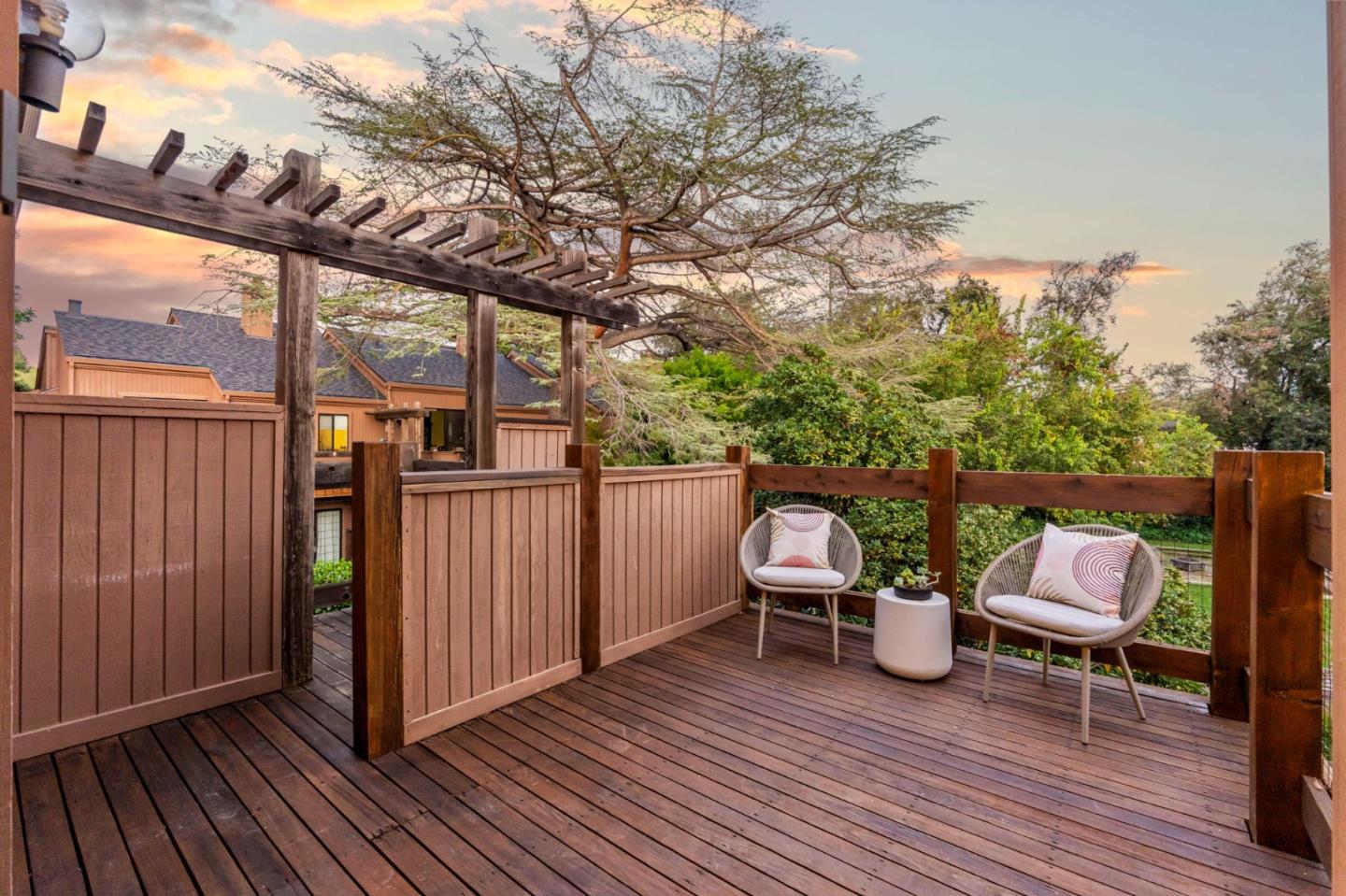 1631 Grant Road Mountain View, CA 94040 - Photo 12 of 51 a view of deck with wooden floor and outdoor seating