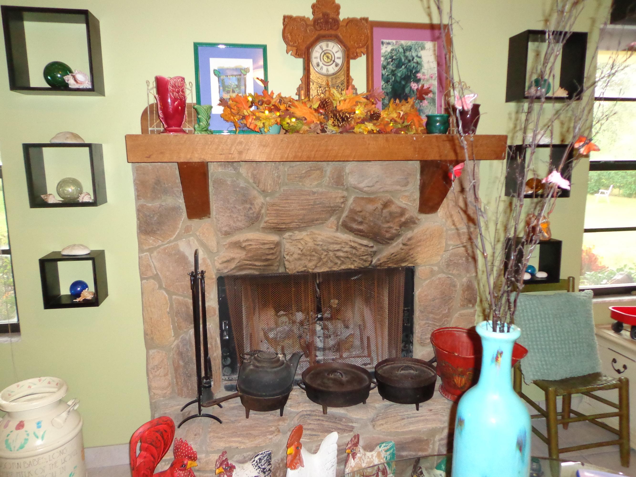 2001 South Brocksmith Road Fort Pierce, FL 34945 - Photo 5 of 24 Wood burning fireplace