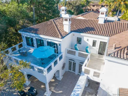 a view of a building with entryway