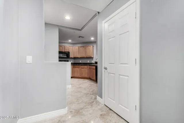 a view of an empty room