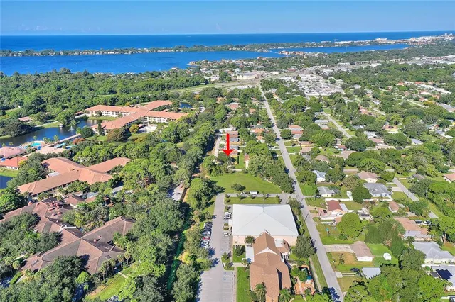 a view of city and an ocean