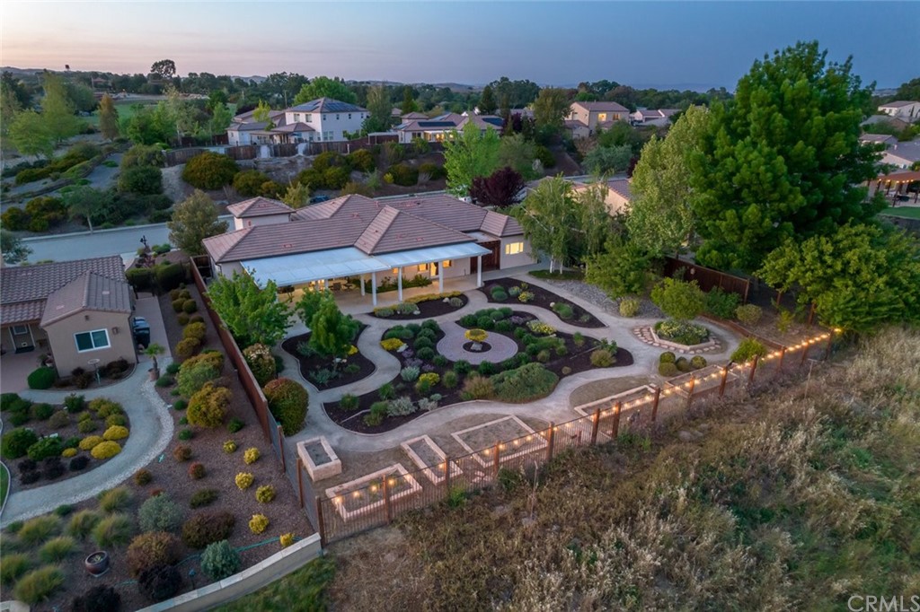 1675 Via Rojas Templeton, CA 93465 - Photo 58 of 60 an aerial view of residential house with outdoor space