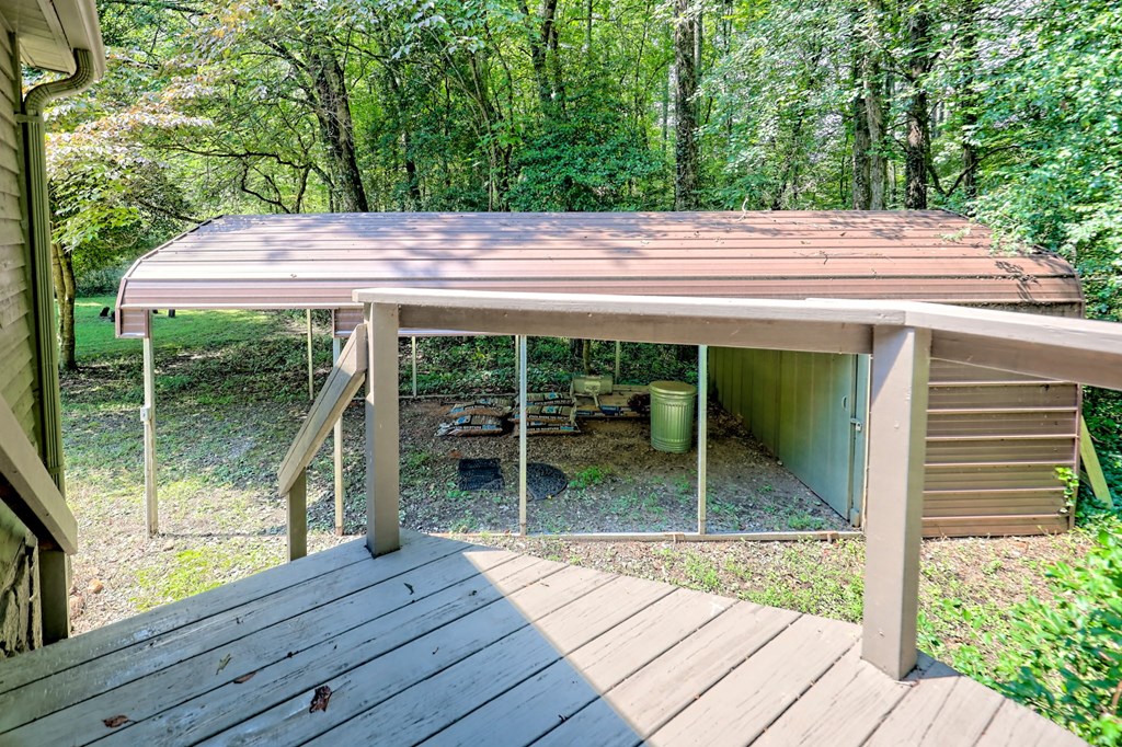 641 Cold Branch Road Hayesville, NC 28904 - Photo 54 of 65 a backyard of a house with seating space
