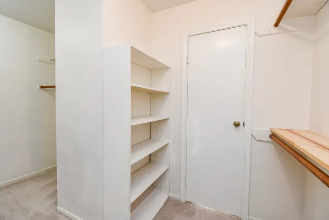 a view of walk in closet