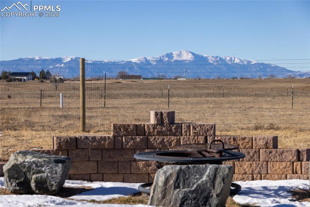 7880 J D Johnson Road Peyton, CO 80831 - Photo 50 of 50 View of mountain background with rural landscape