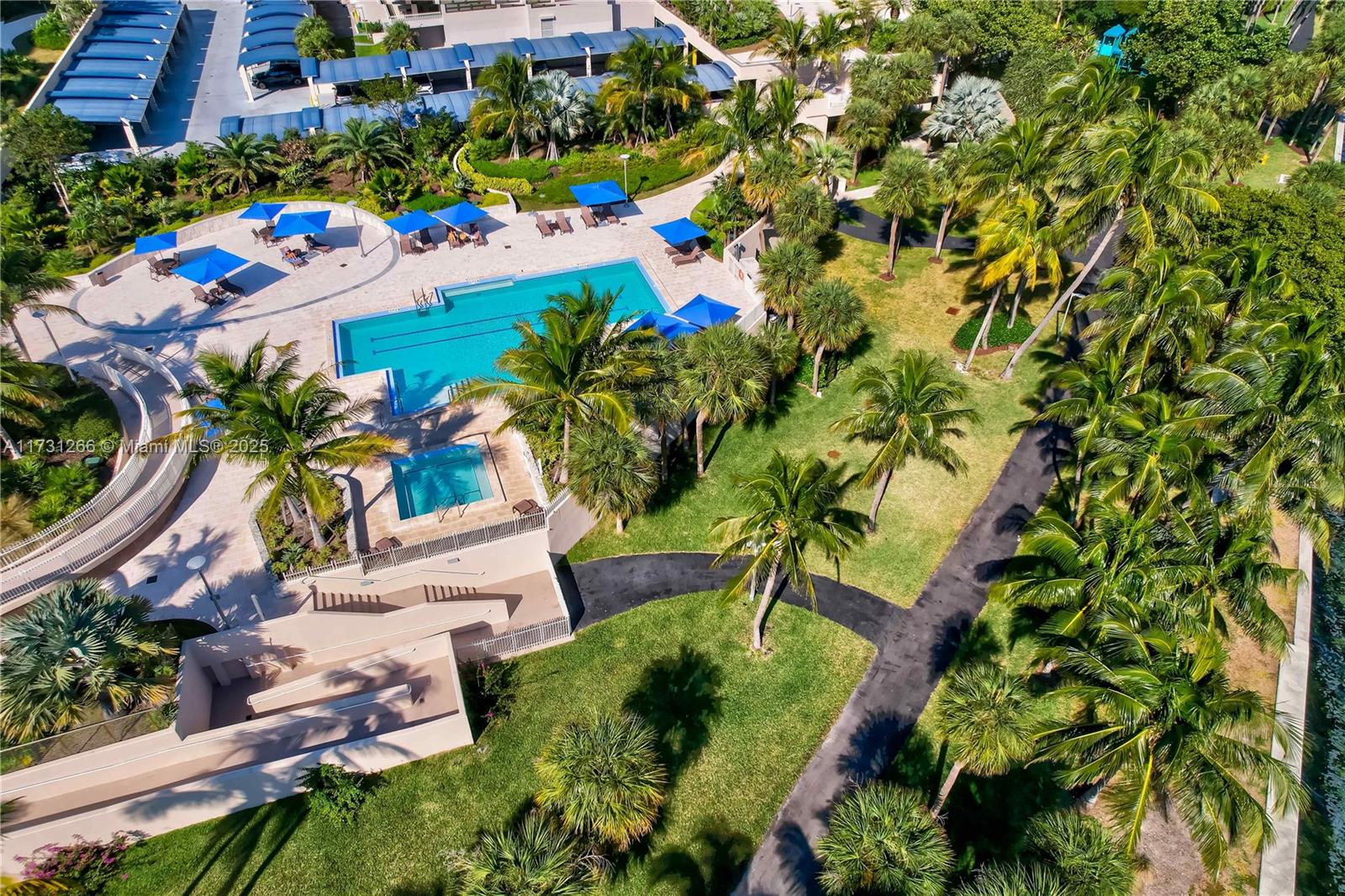 2 Grove Isle Drive, Unit B404 Coconut Grove, FL 33133 - Photo 36 of 36 an aerial view of a house