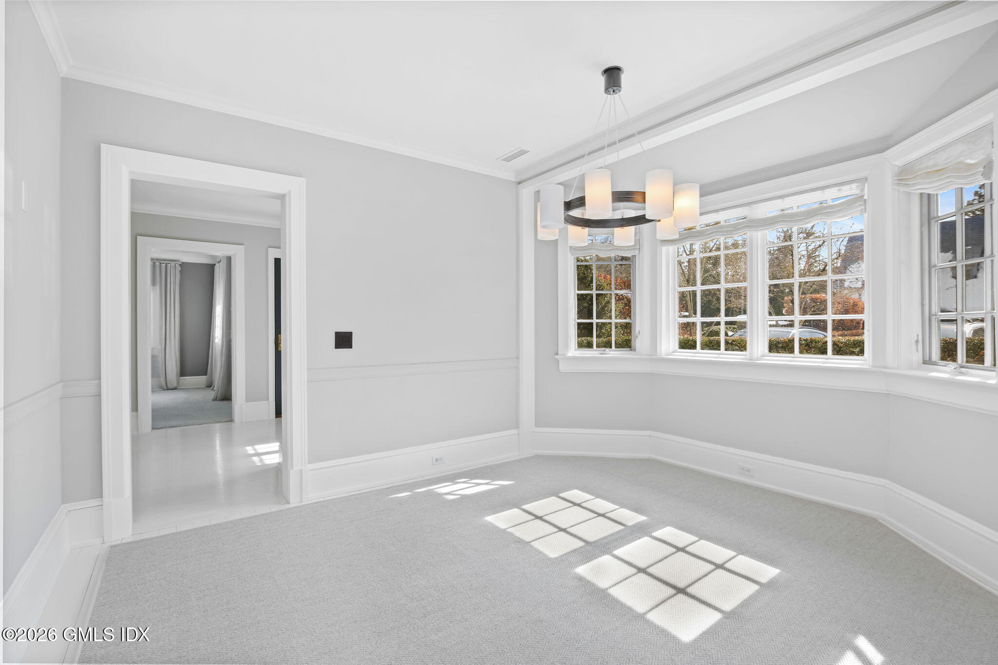 164 Round Hill Road Greenwich, CT 06831 - Photo 49 of 67 a view of empty room with windows