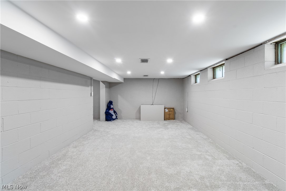 4503 Groveland Road University Heights, OH 44118 - Photo 26 of 31 Basement with light colored carpet