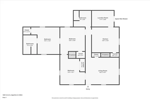 $139,999 | 216 Circle Street, Edgefield, SC 29824