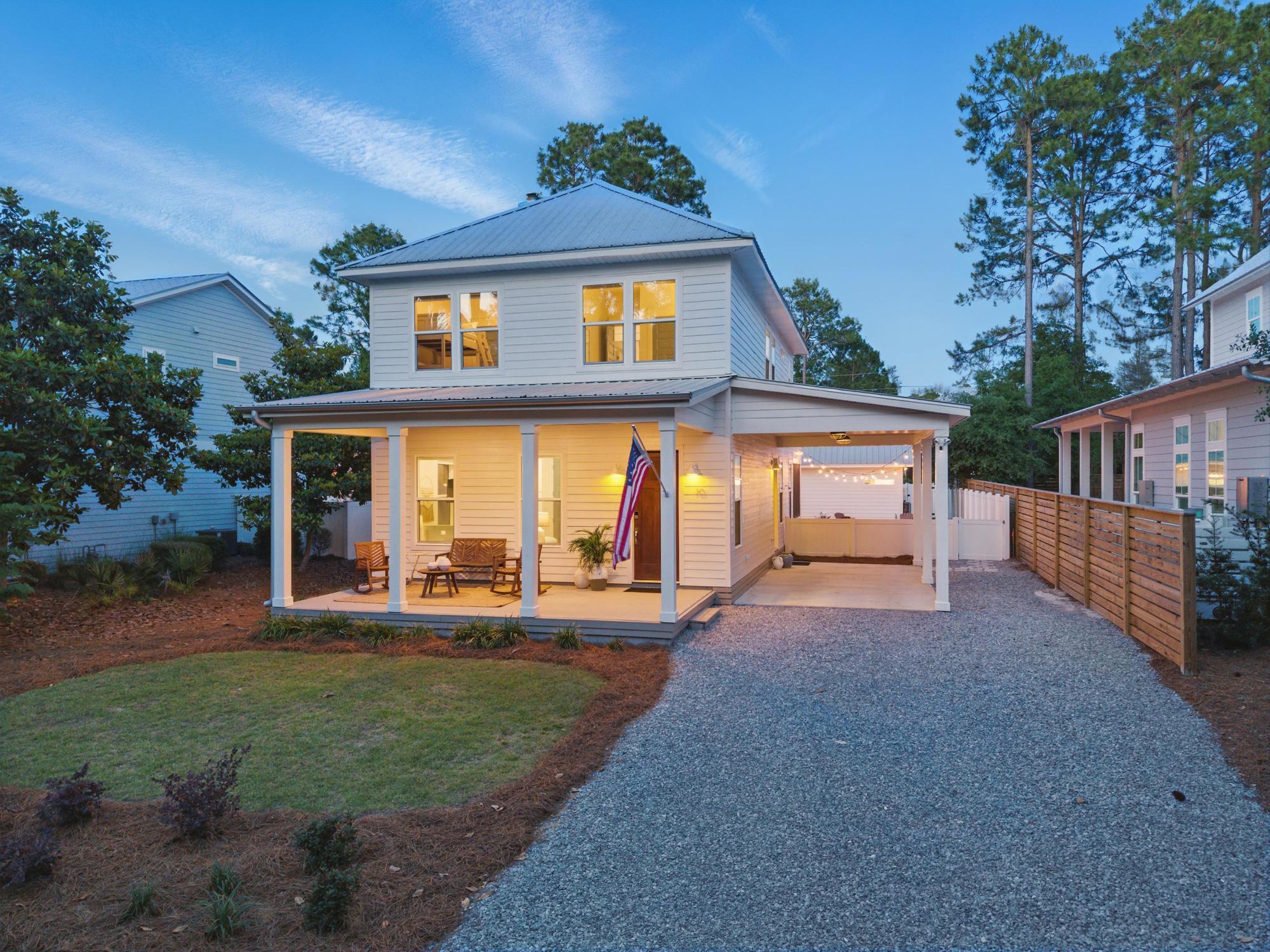 70 Trae Lane Santa Rosa Beach, FL 32459 - Photo 3 of 72 95_70 trae ln drone twilight - awp media