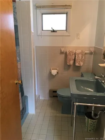a bathroom with a sink and toilet