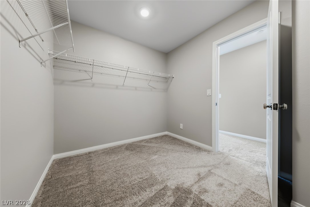 3564 Credere Lane Henderson, NV 89074 - Photo 26 of 40 Walk in closet featuring light colored carpet
