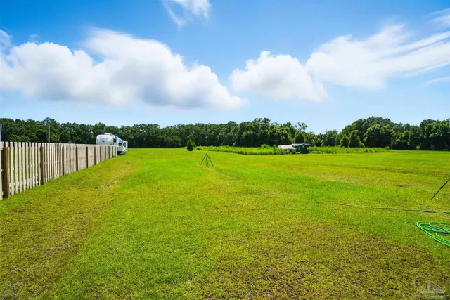 a view of a door with an outdoor space