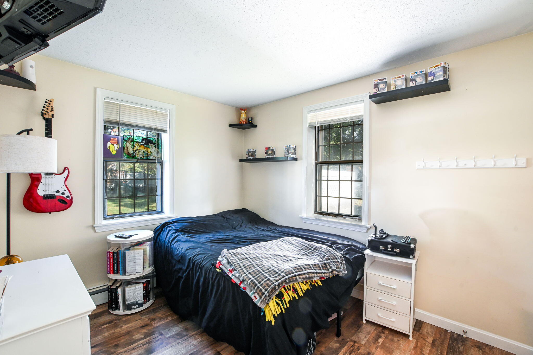 120 Snake Pond Road Forestdale, MA 02644 - Photo 12 of 32 a bedroom with a bed and wooden floor