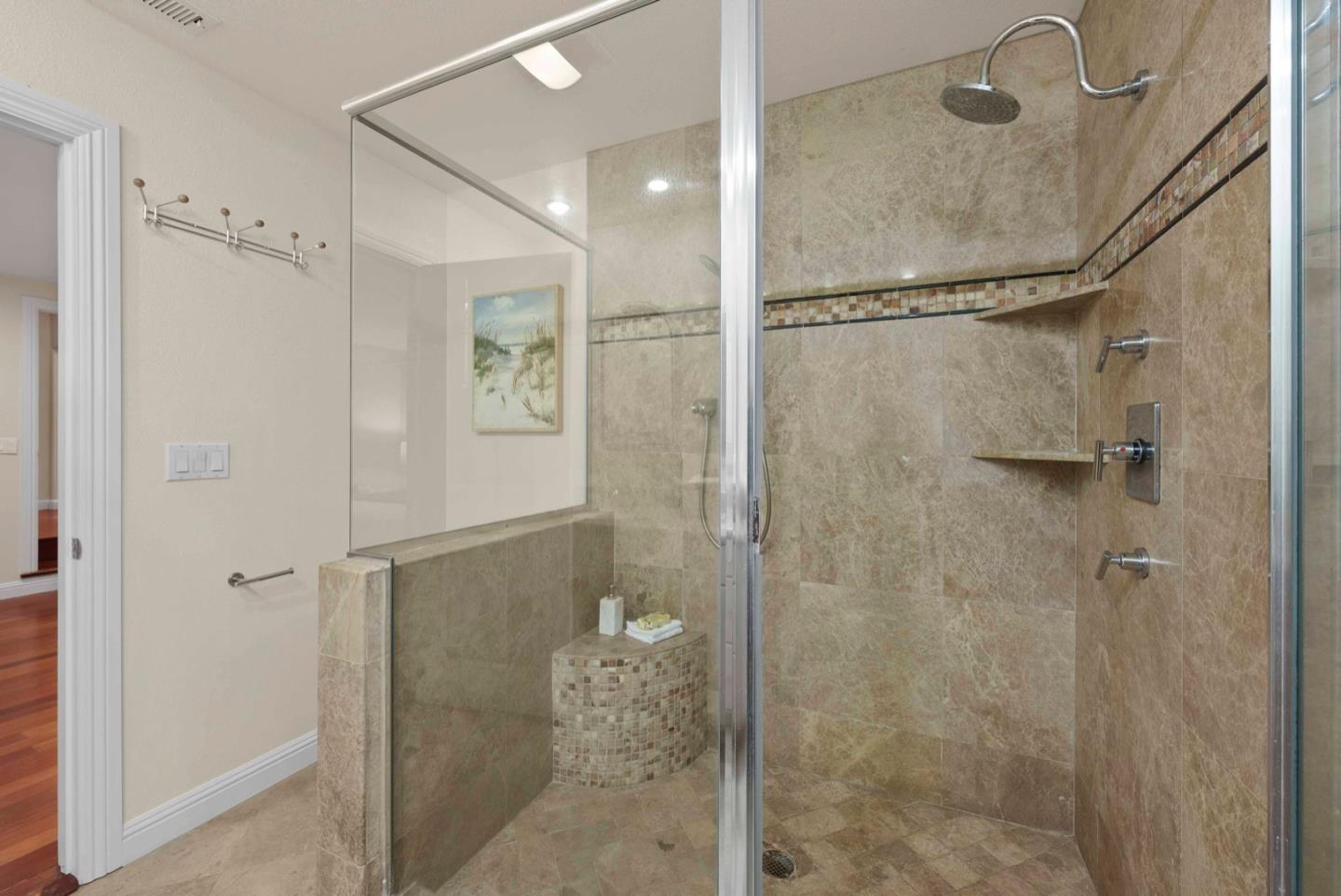 18373 Vanderbilt Drive Saratoga, CA 95070 - Photo 20 of 26 a bathroom with a shower