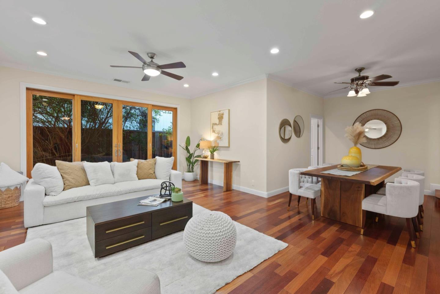 18373 Vanderbilt Drive Saratoga, CA 95070 - Photo 4 of 26 a living room with furniture and wooden floor