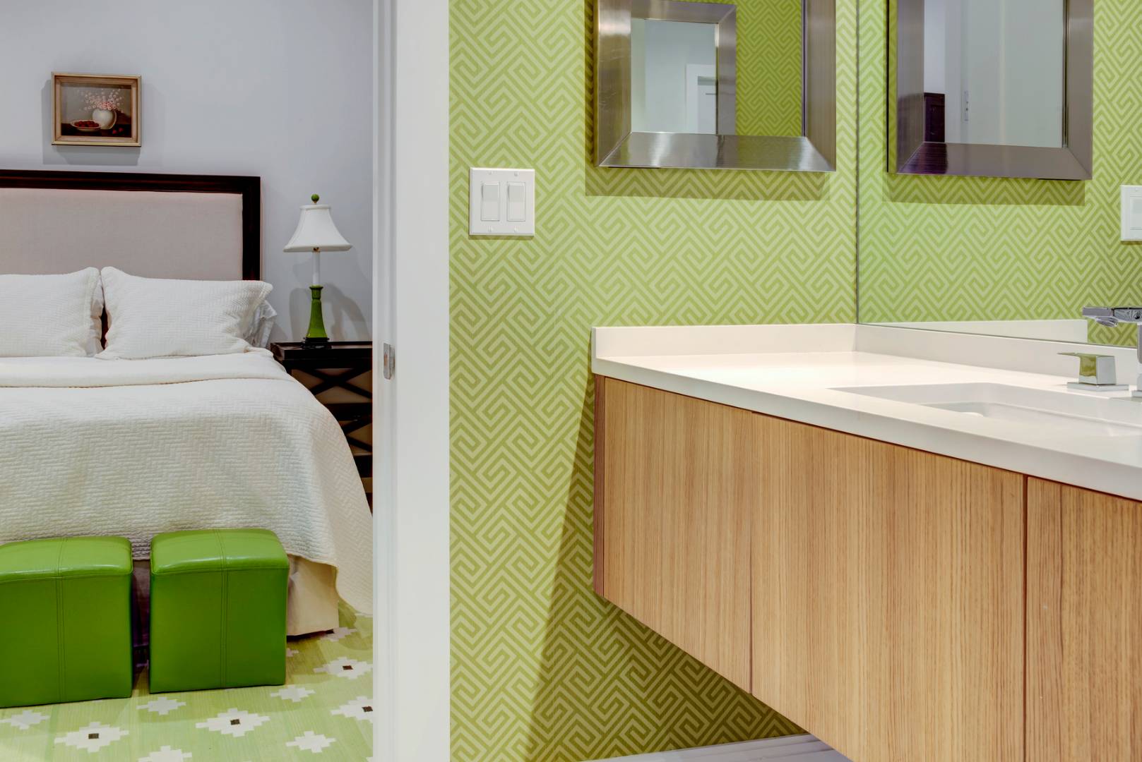 83 School Street Bridgehampton, NY 11932 - Photo 18 of 19 a bedroom with a bed and a dresser