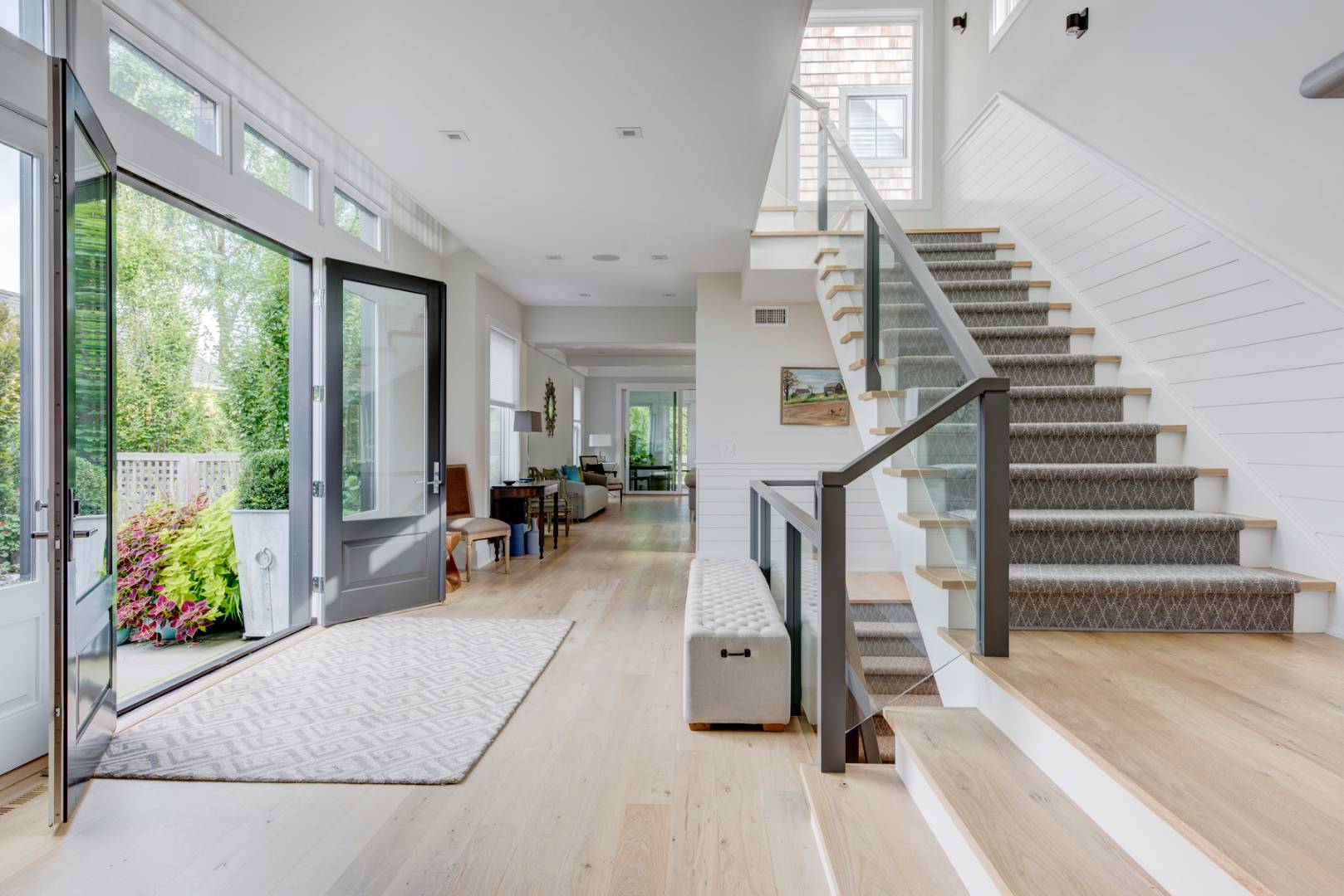 83 School Street Bridgehampton, NY 11932 - Photo 5 of 19 a view of entryway and hall with wooden floor