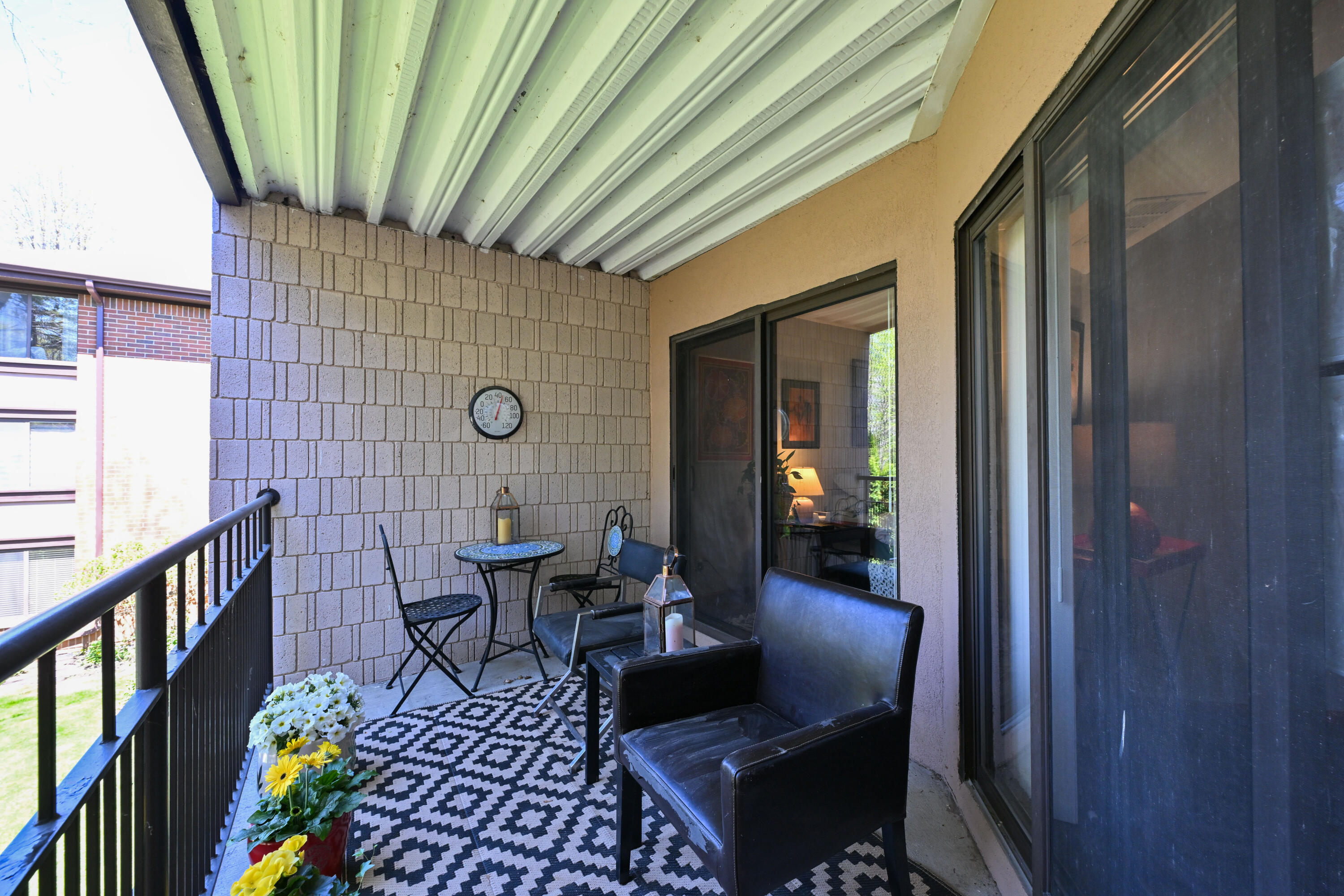 1600 West Green Tree Road, Unit 202 Glendale, WI 53209 - Photo 9 of 26 Private Balcony