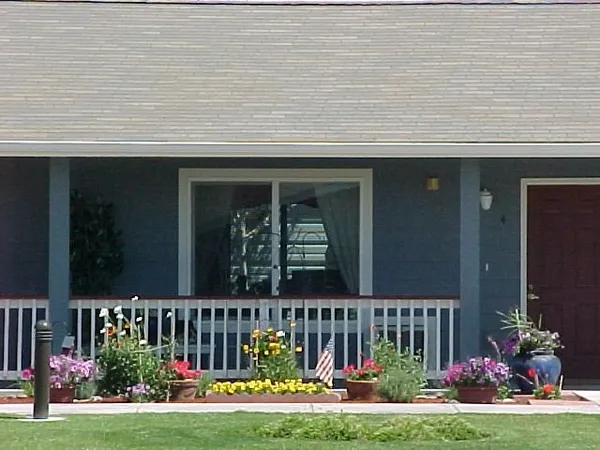 front view of house with a yard