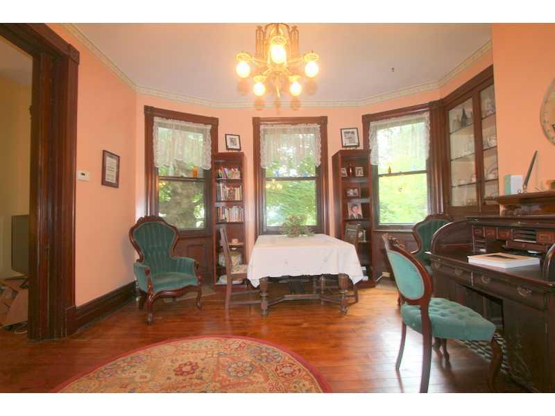 1838 Spring Garden Avenue Spring Garden, PA 15212 - Photo 14 of 25 Dining Room. The elegance of the Dinign Room is enhanced wth the large bay windows which have Artisan s window box trimmed oak bases,