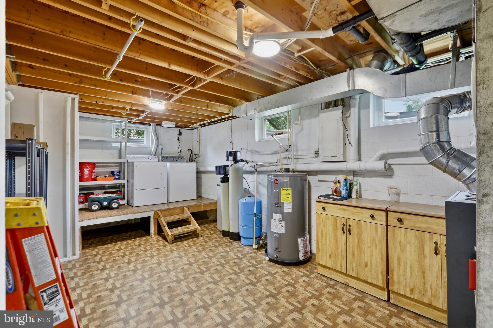 9787 Lees Mill Road Warrenton, VA 20186 - Photo 28 of 35 Utilities and laundry in basement.