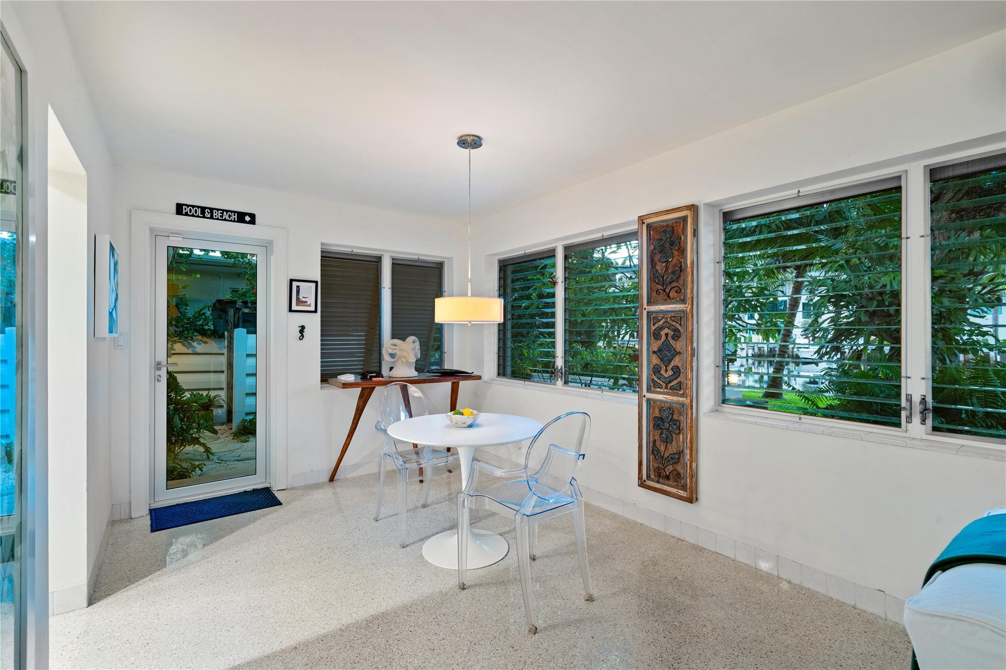 224 North Gordon Road Fort Lauderdale, FL 33301 - Photo 31 of 45 a living room with furniture and large windows