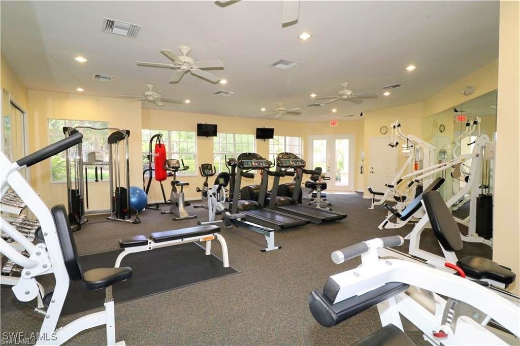 16253 Coco Hammock Way, Unit 201 Fort Myers, FL 33908 - Photo 34 of 34 a view of a room with gym equipment