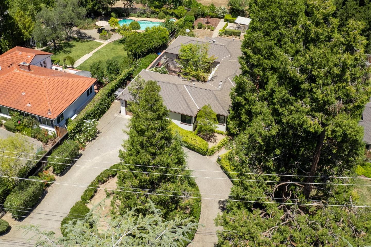 16899 Kennedy Road Los Gatos, CA 95032 - Photo 60 of 61 an aerial view of residential houses with outdoor space and street view