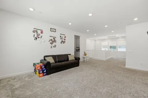 a outdoor living space with furniture and garden