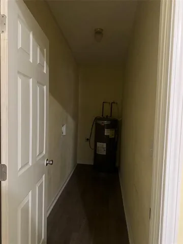 a view of hallway with stairs