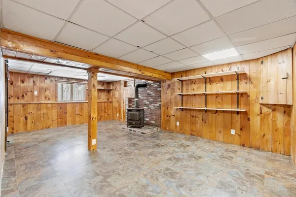 a view of a storage room