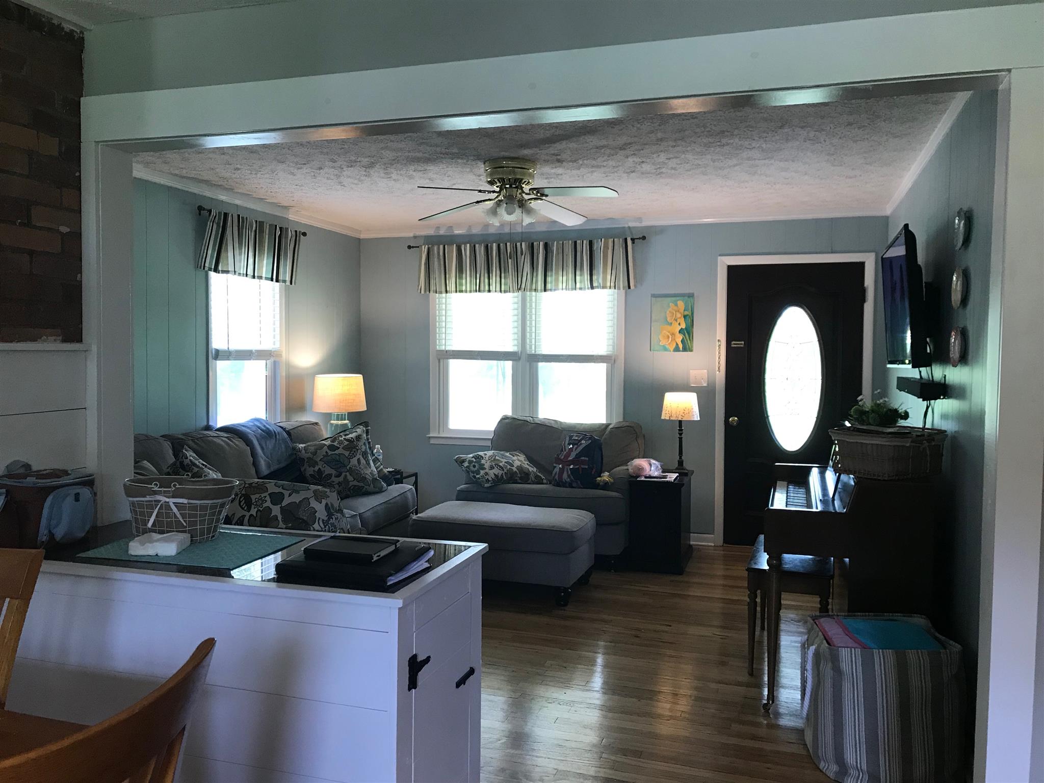 Living Room has lots of natural light