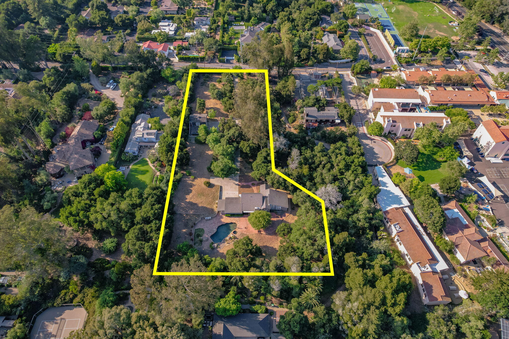 1445 School House Road Montecito, CA 93108 - Photo 28 of 46 1445 School House (aerial)