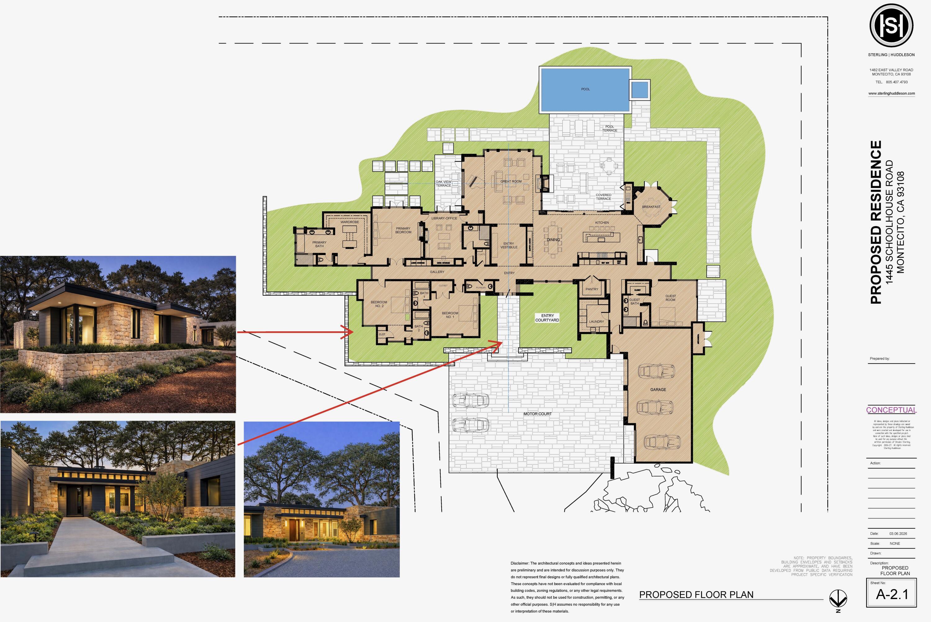 1445 School House Road Montecito, CA 93108 - Photo 33 of 46 Design Braden Sterling S|H Architecture