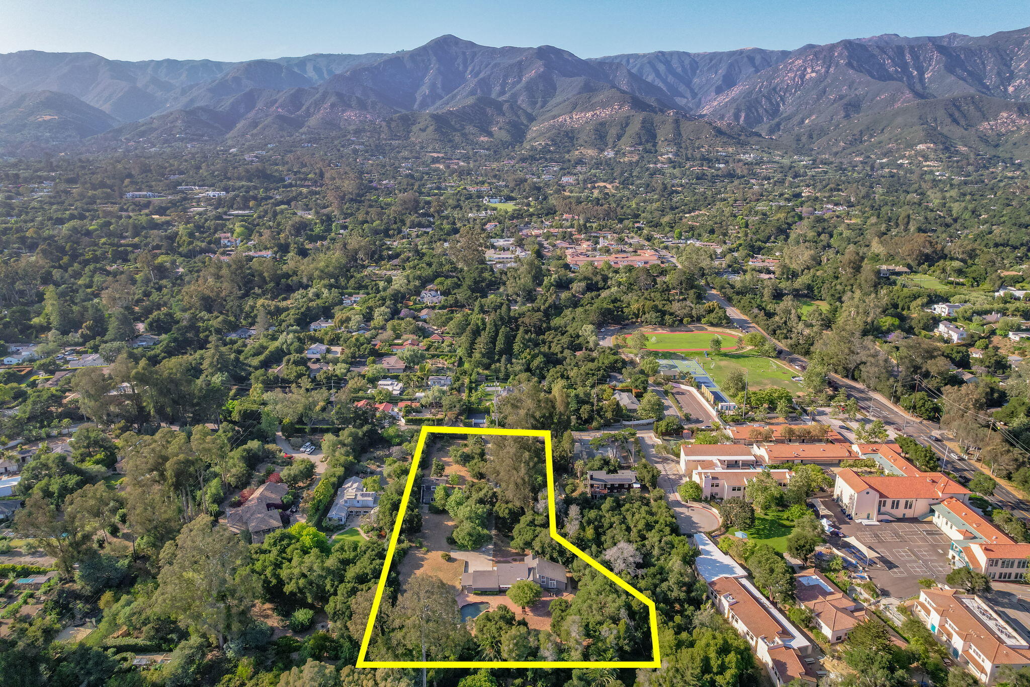 1445 School House Road Montecito, CA 93108 - Photo 46 of 46 1445 School House (aerial)