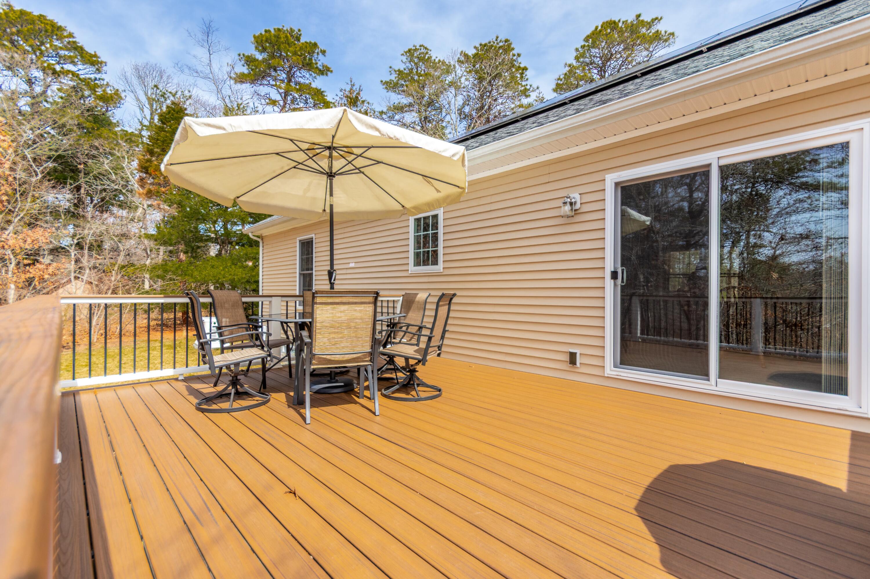 98 Leland Road Brewster, MA 02631 - Photo 28 of 38 Spacious back deck
