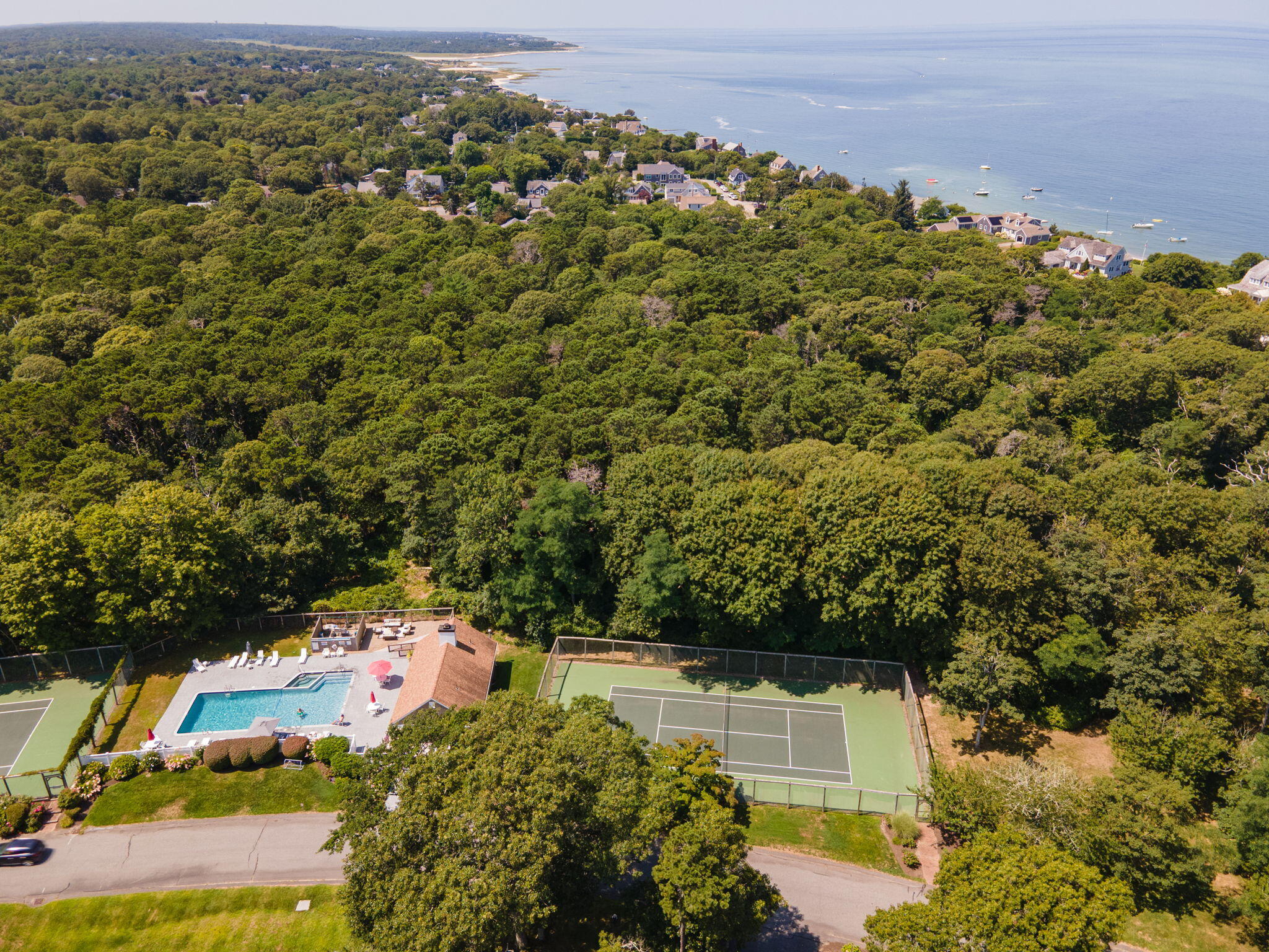 11 Juniper Circle, Unit 11 Brewster, MA 02631 - Photo 49 of 52 an aerial view of a house with a yard