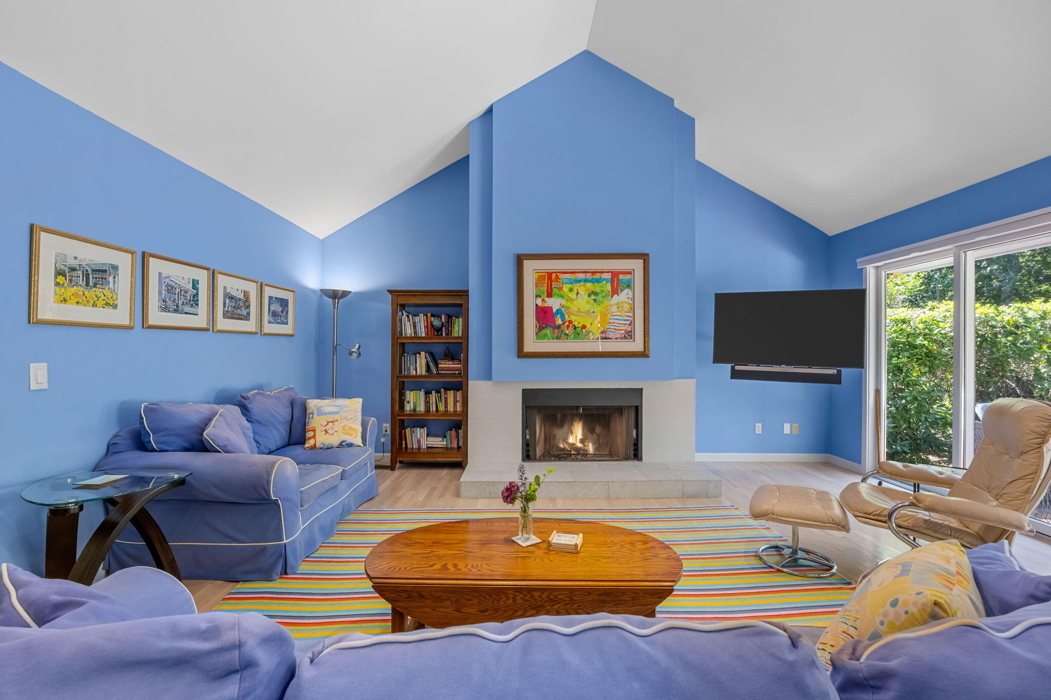 11 Juniper Circle, Unit 11 Brewster, MA 02631 - Photo 7 of 52 a living room with furniture and a flat screen tv