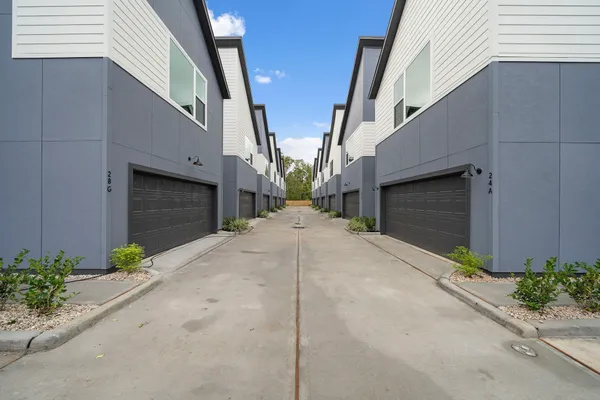 a view of a house with street
