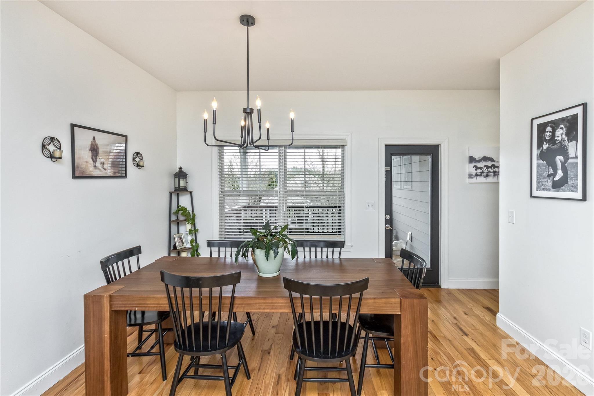 84 Rose Creek Road Leicester, NC 28748 - Photo 12 of 28 a view of a dining room with furniture window and outside view