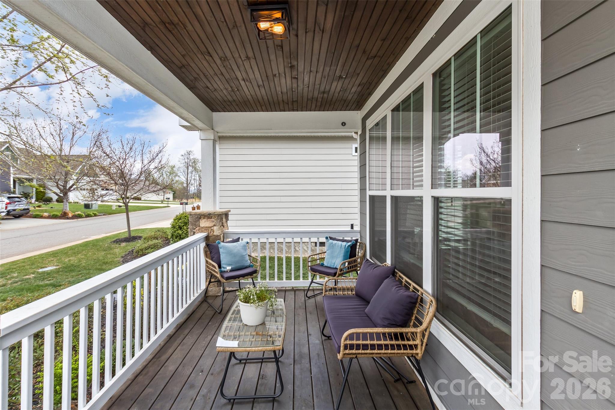 84 Rose Creek Road Leicester, NC 28748 - Photo 2 of 28 a view of balcony with couch