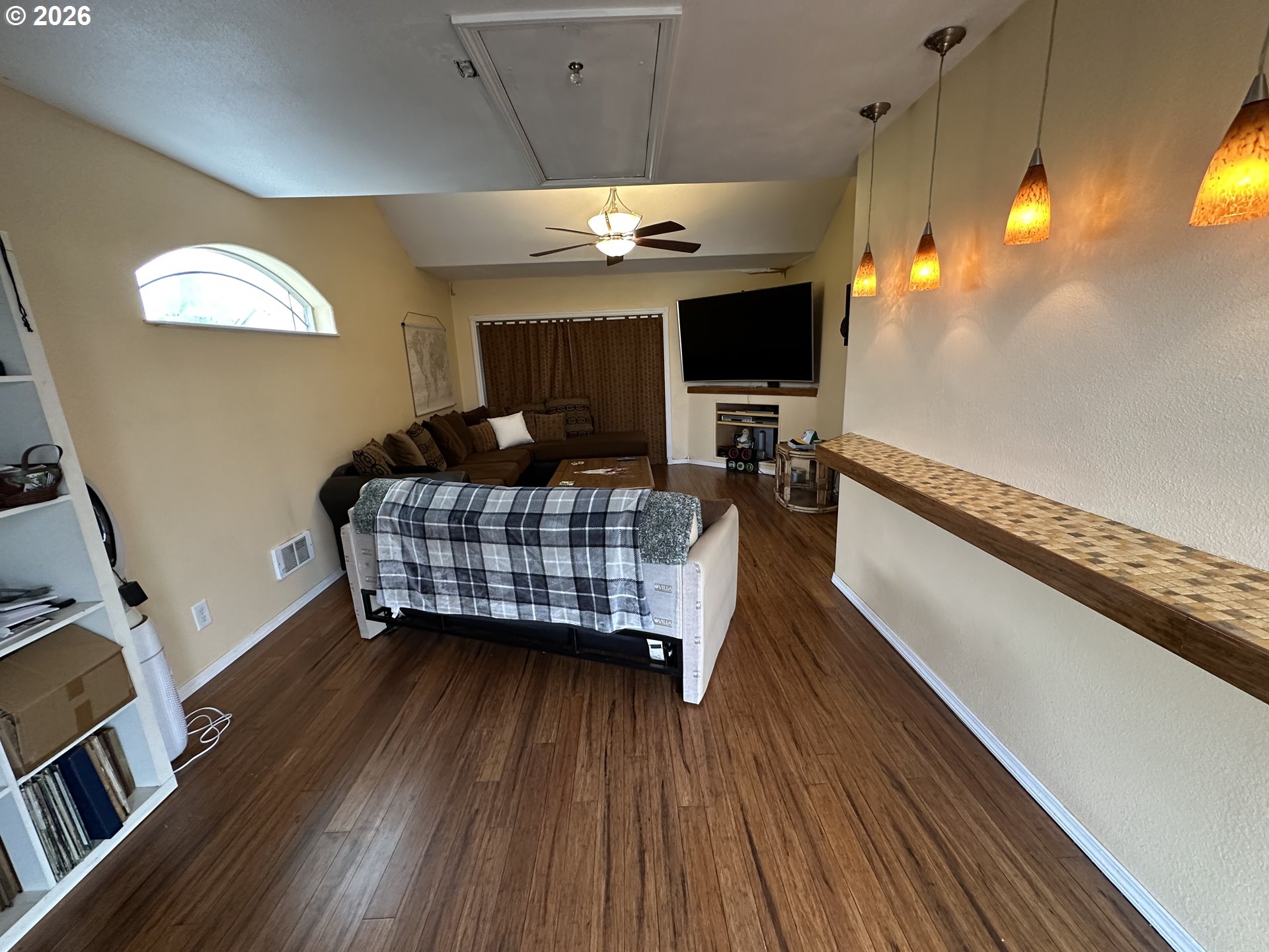 5664 Highbanks Road Springfield, OR 97478 - Photo 40 of 48 a bedroom with bed and wooden floor