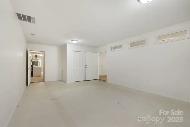 a view of an empty room