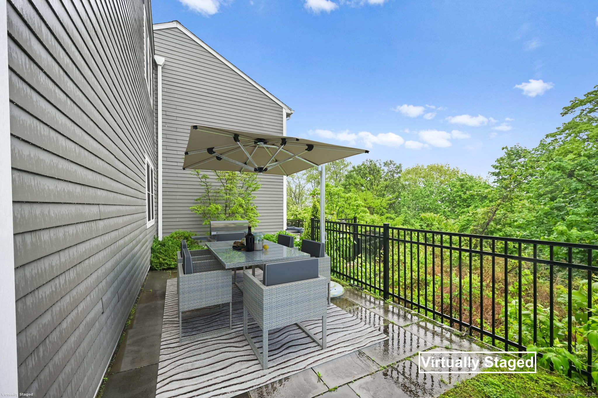 8 View Street, Unit 10 Greenwich, CT 06830 - Photo 23 of 29 a view of a patio on the roof deck